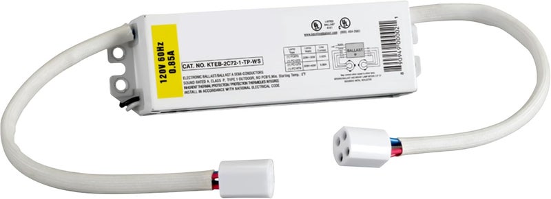 OHLECTRIC Replacement for Keystone KTEB-2C72-1-TP-WS 2 Lamp Circline Electronic Fluorescent Ballast with Normal Light Output, 120V Input with Rapid Start Operation, 0.80 Ballast Factor, UL-Approved - Image 1